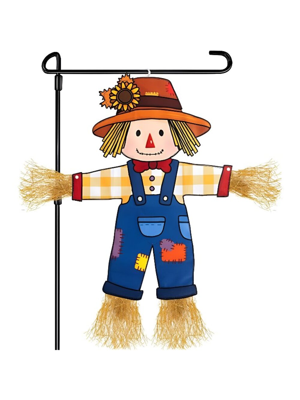 Fall Scarecrow Garden Flag Outdoor Decorations for Outside Double-Sided